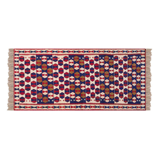 Vintage Turkish Runner Rug, 2.8 x 7.3 ft Rug, 83 x 221 cm