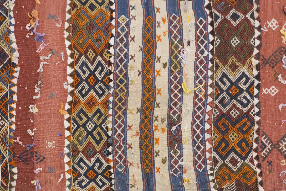 Vintage Turkish Runner Rug, 2.9 x 11.8 ft Rug, 86 x 358 cm