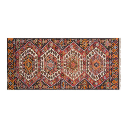 Vintage Turkish Runner Rug, 3 × 8.7 ft Rug, 93 × 263 cm