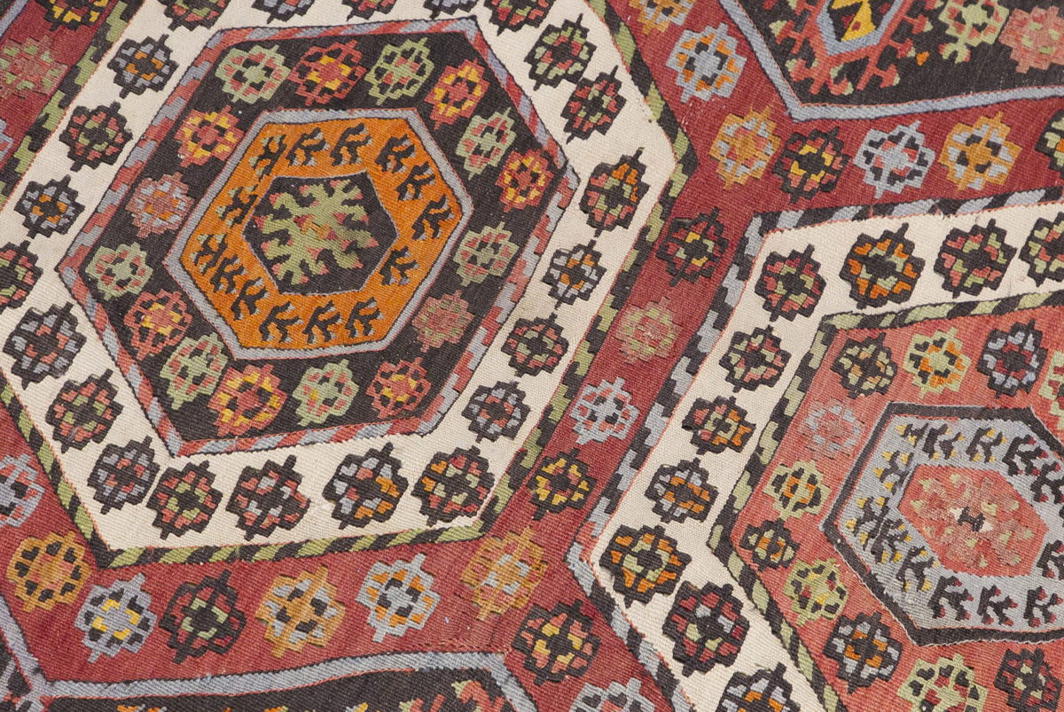 Vintage Turkish Runner Rug, 3 × 8.7 ft Rug, 93 × 263 cm