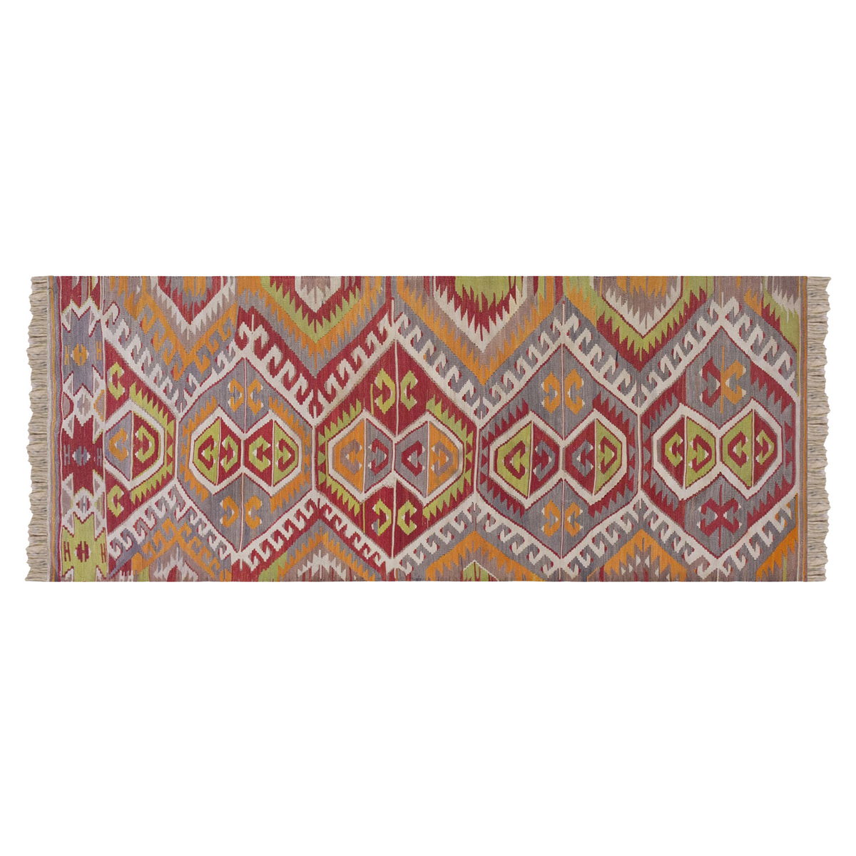 Vintage Turkish Runner Rug, 3.1 × 10.1 ft Rug, 95 x 309 cm