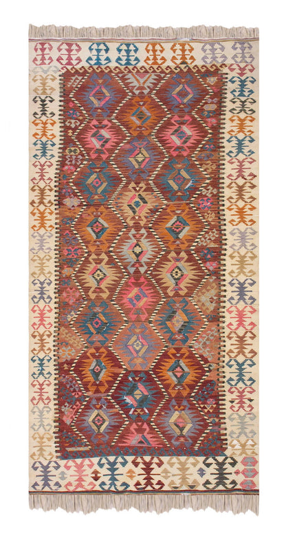 Vintage Turkish Runner Rug, 3.10 × 10.11 ft Rug, 118 × 335 cm