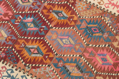 Vintage Turkish Runner Rug, 3.10 × 10.11 ft Rug, 118 × 335 cm