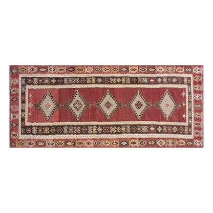 Vintage Turkish Runner Rug, 3.10 x 11.5 ft Rug, 117 x 350 cm