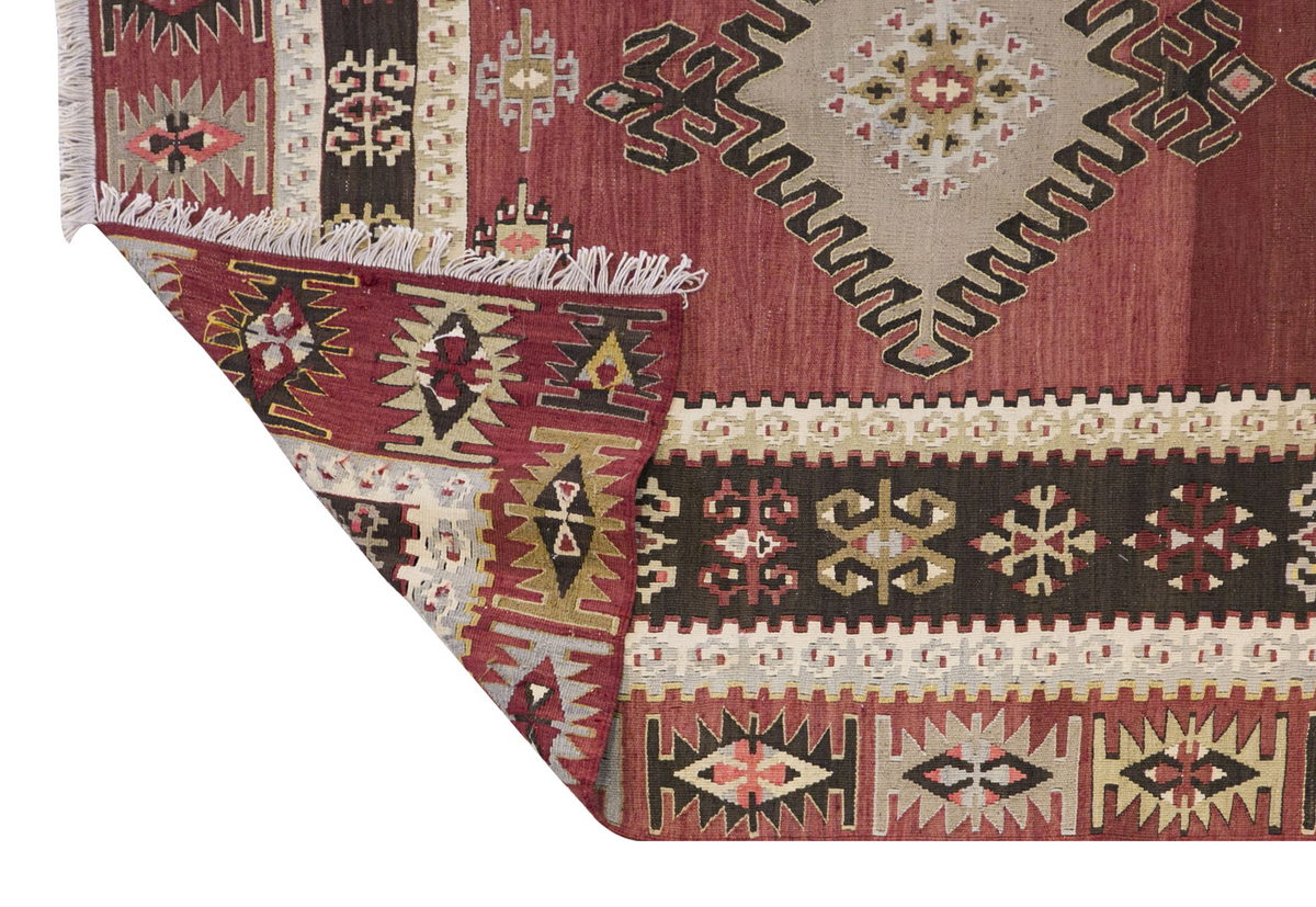 Vintage Turkish Runner Rug, 3.10 x 11.5 ft Rug, 117 x 350 cm