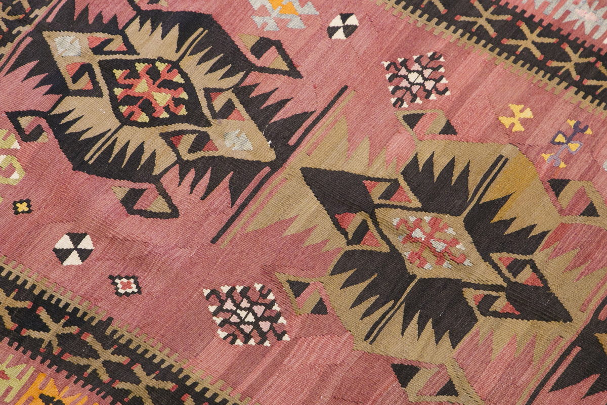 Vintage Turkish Runner Rug, 3.11 x 10.11 ft Rug, 120 x 334 cm