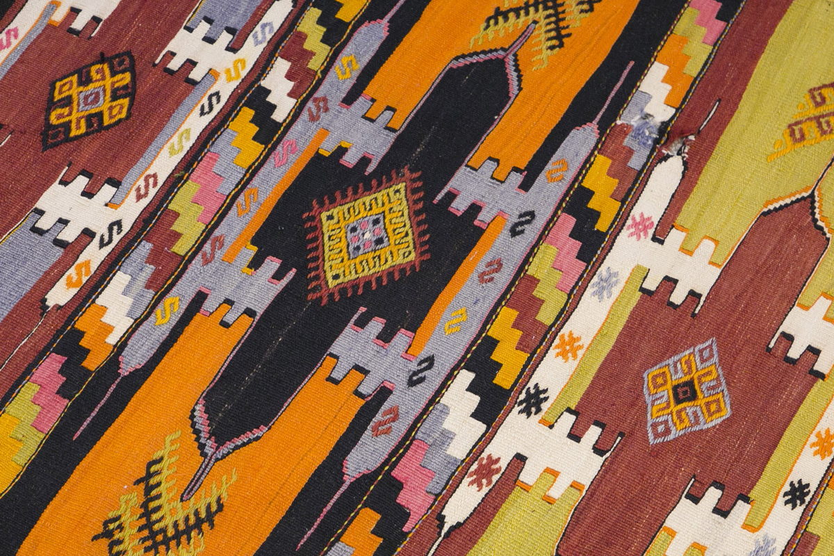 Vintage Turkish Runner Rug, 3.11 x 10 ft Rug, 120 x 305 cm
