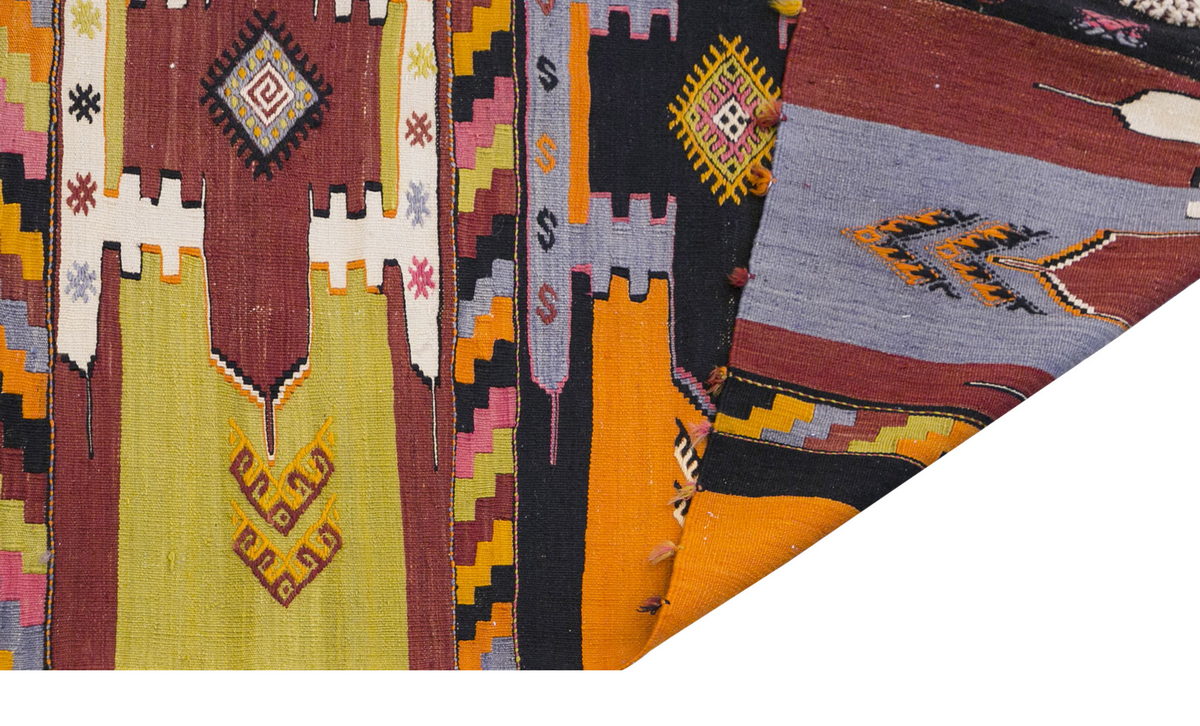 Vintage Turkish Runner Rug, 3.11 x 10 ft Rug, 120 x 305 cm