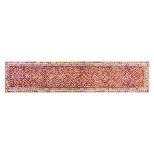 Vintage Turkish Runner Rug, 3.2 x 17.2 ft Rug, 99 x 525 cm