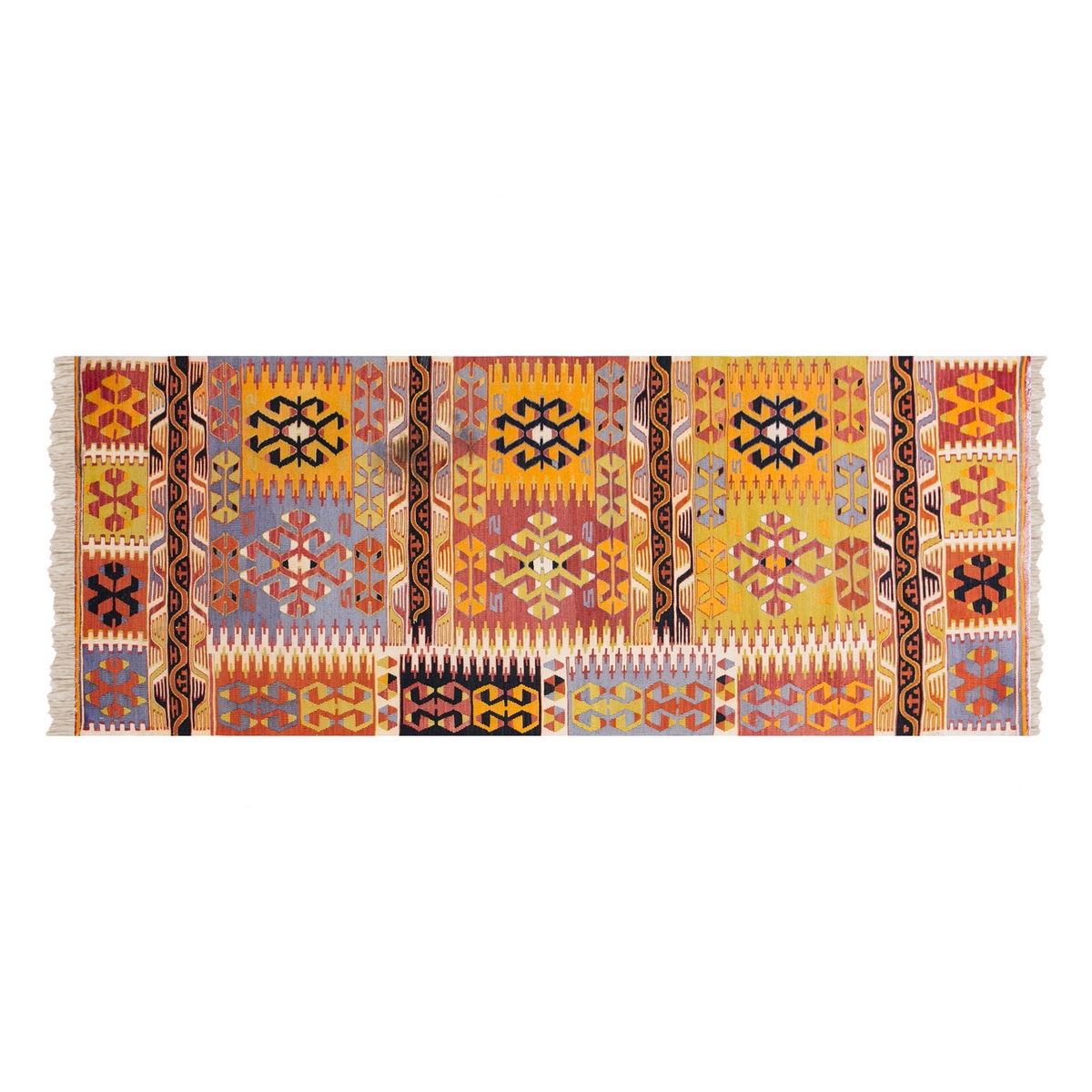 Vintage Turkish Runner Rug, 3.2 x 8.10 ft Rug, 98 x 271 cm