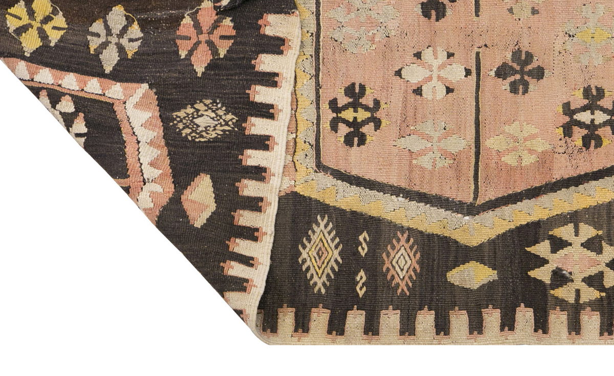 Vintage Turkish Runner Rug, 3.3 × 13.3 ft Rug, 101 × 406 cm