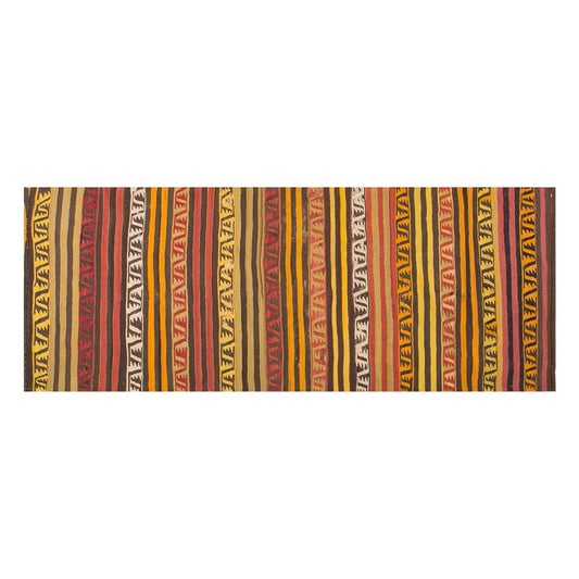 Vintage Turkish Runner Rug, 3.3 x 10.2 ft Rug, 101 x 312 cm
