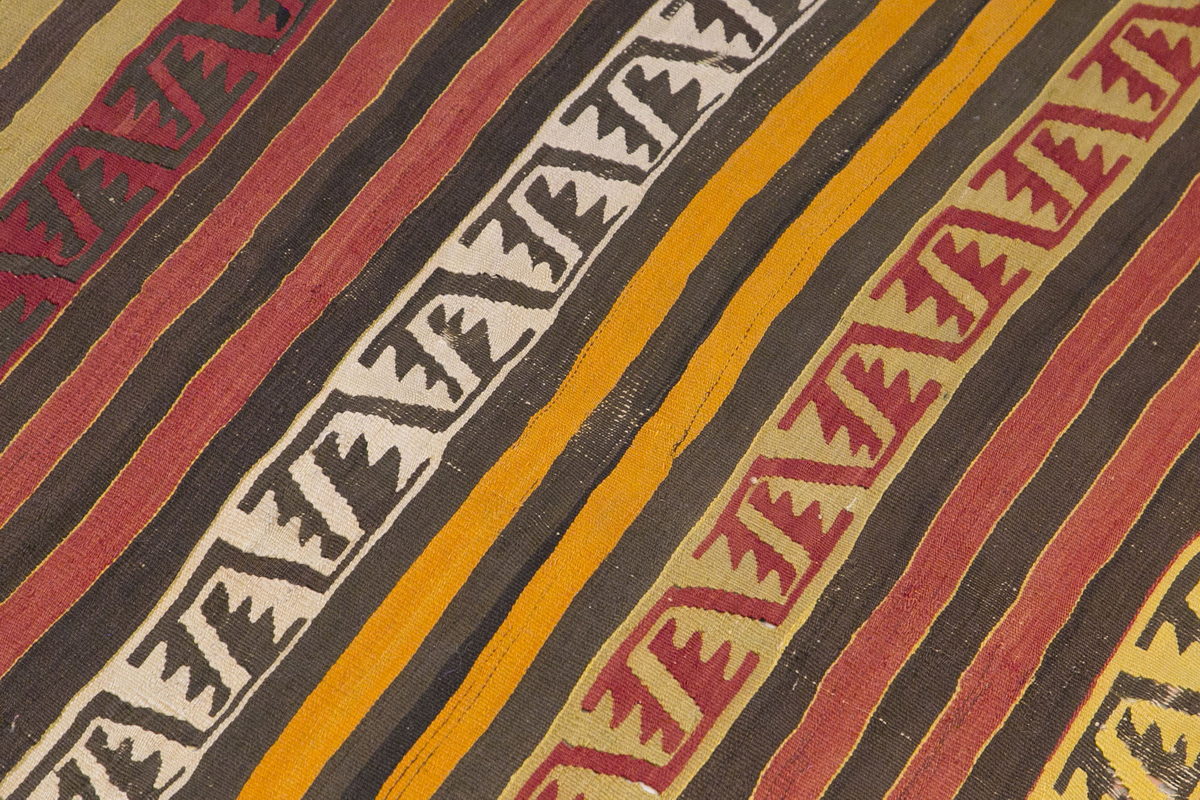 Vintage Turkish Runner Rug, 3.3 x 10.2 ft Rug, 101 x 312 cm