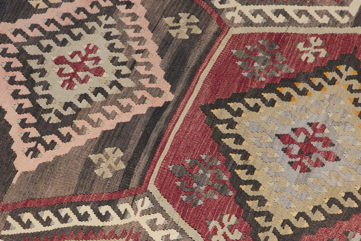 Vintage Turkish Runner Rug, 3.4 x 13 ft Rug, 103 x 397 cm