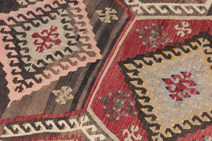 Vintage Turkish Runner Rug, 3.4 x 13 ft Rug, 103 x 397 cm