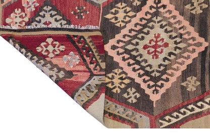 Vintage Turkish Runner Rug, 3.4 x 13 ft Rug, 103 x 397 cm