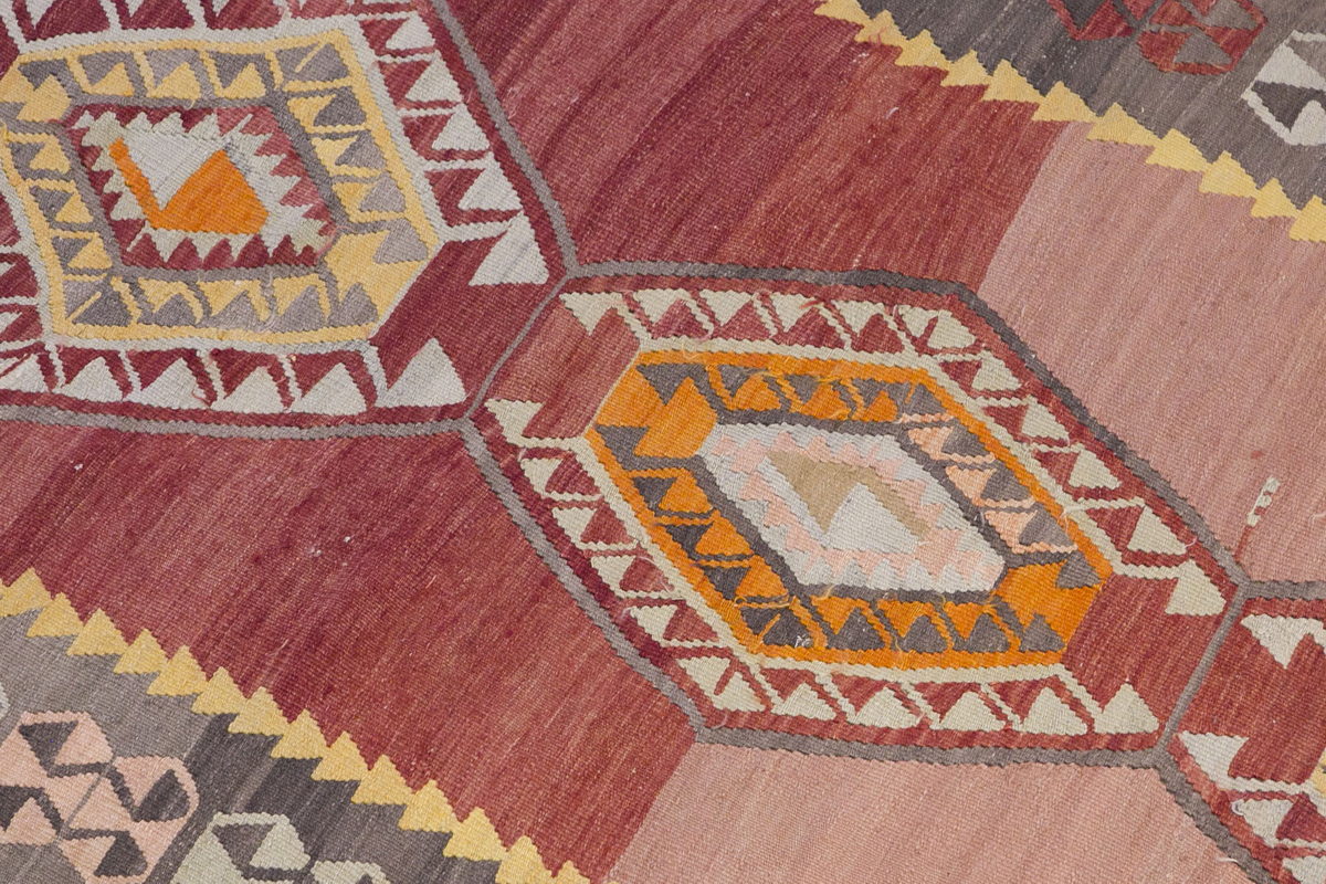 Vintage Turkish Runner Rug, 4.1 × 11.9 ft Rug, 125 × 360 cm