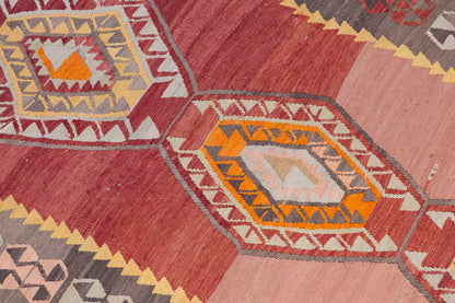 Vintage Turkish Runner Rug, 4.1 × 11.9 ft Rug, 125 × 360 cm