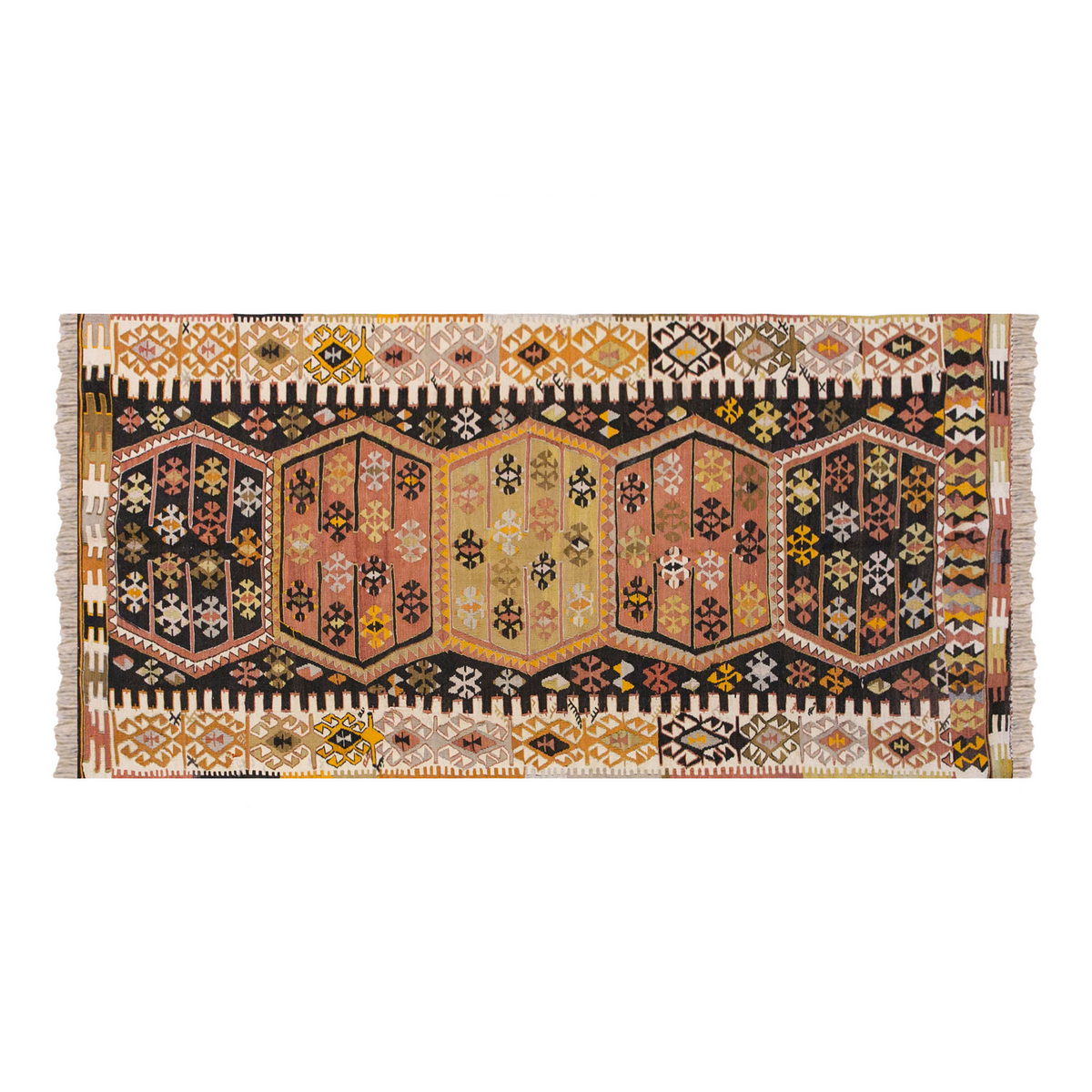 Vintage Turkish Runner Rug, 4 x 9.1 ft Rug, 122 x 278 cm