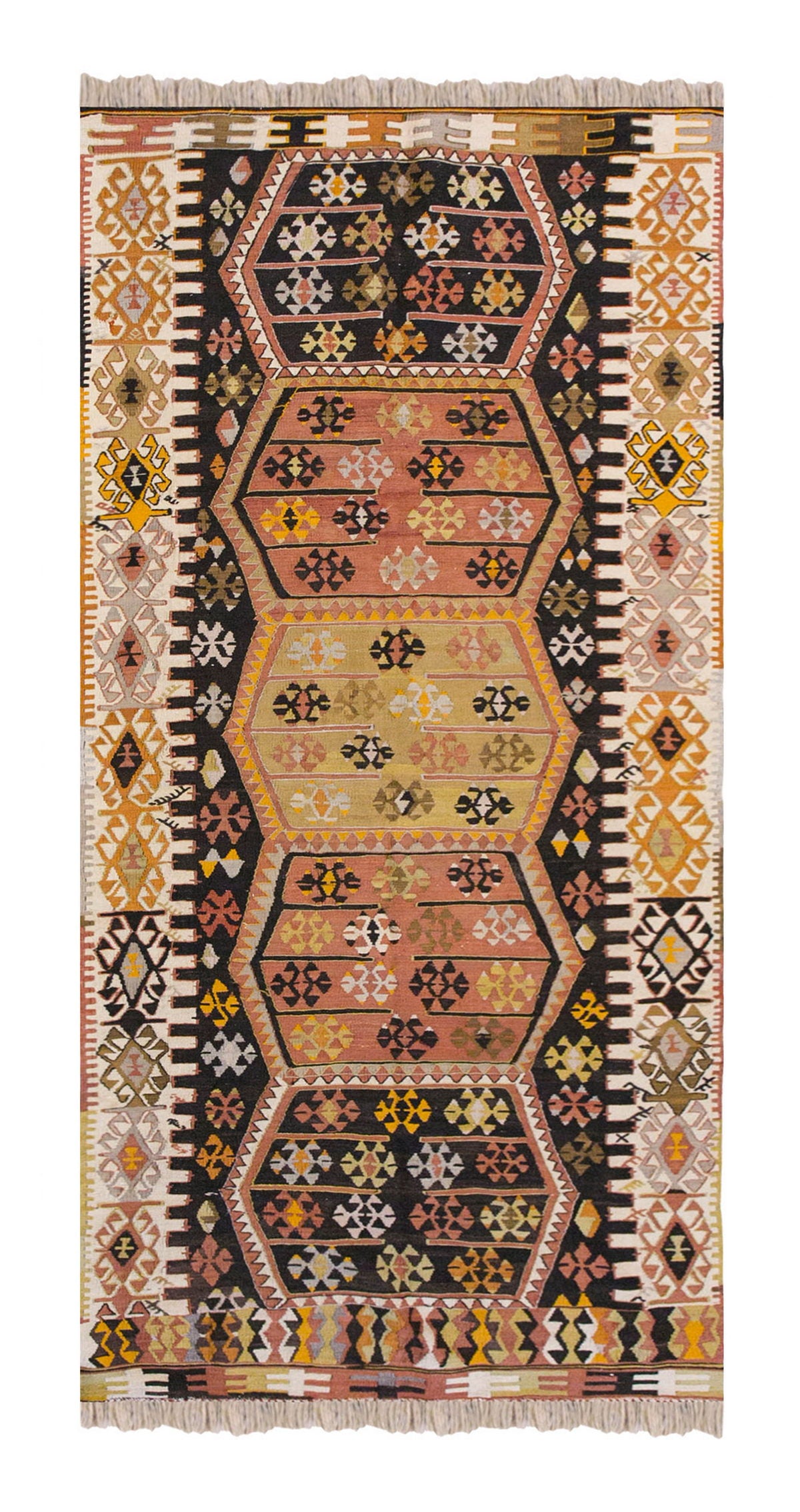 Vintage Turkish Runner Rug, 4 x 9.1 ft Rug, 122 x 278 cm