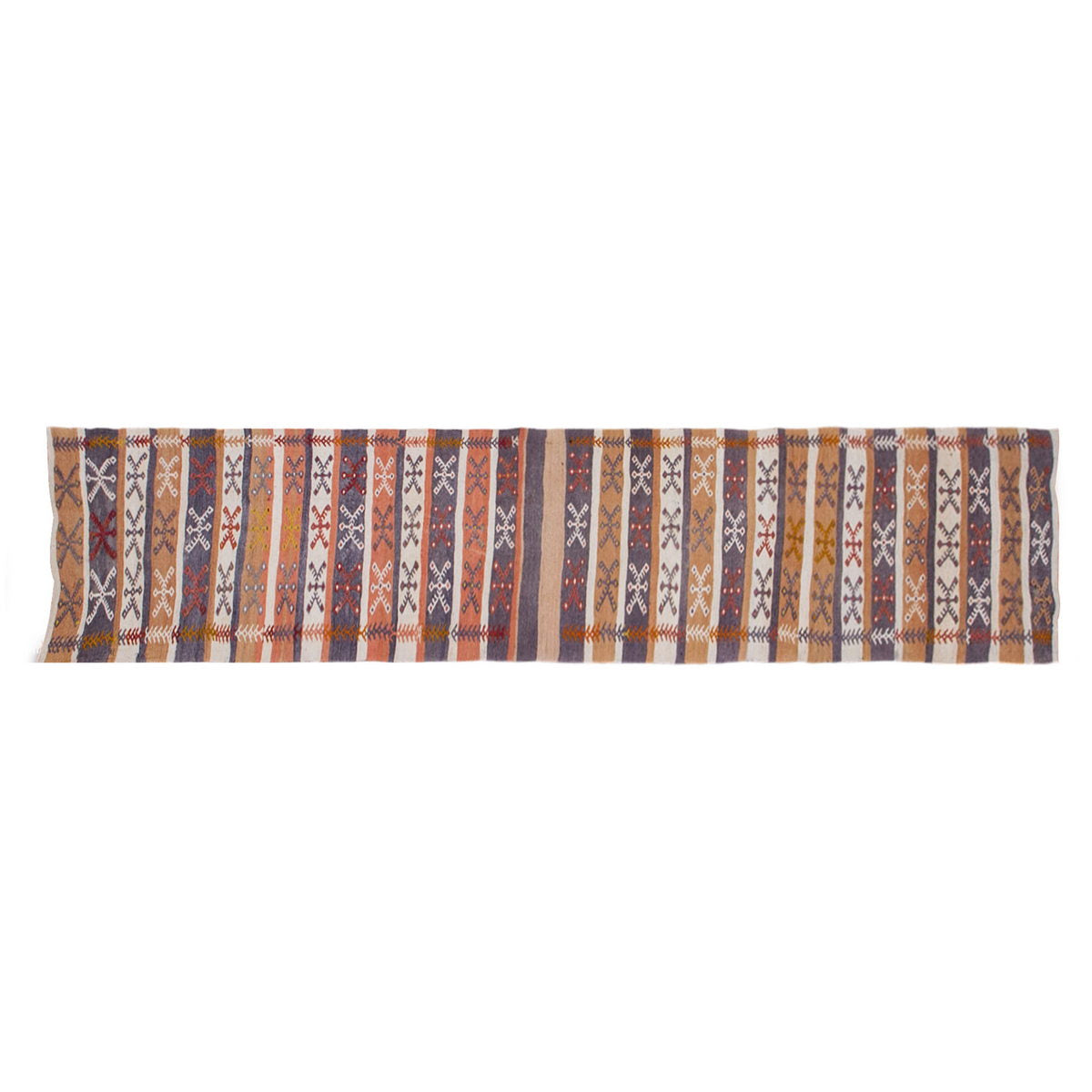 Vintage Turkish Runner Rug, 72 x 424 cm, 2.4 x 13.10 ft,