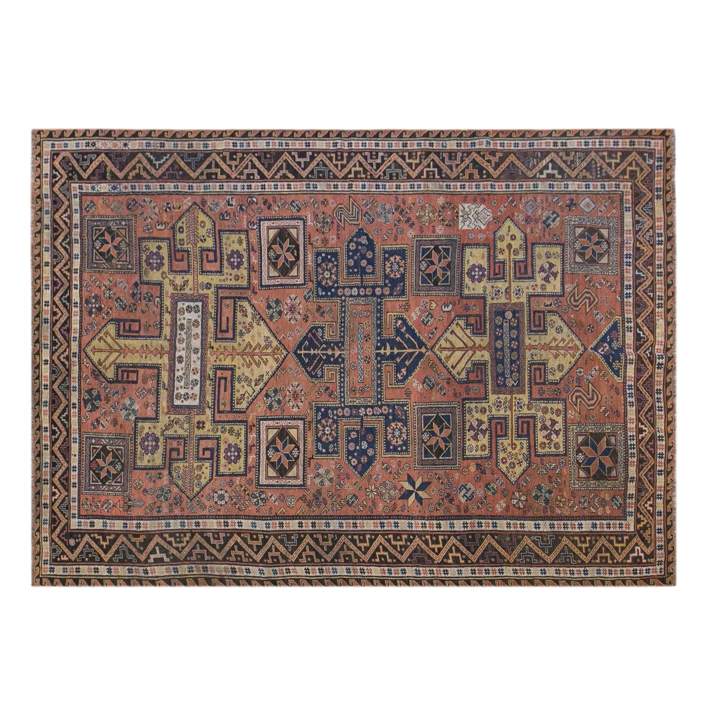 Vintage Turkish Soumak Kilim Rug 213 x 300 cm | 7 x 9.10 ft