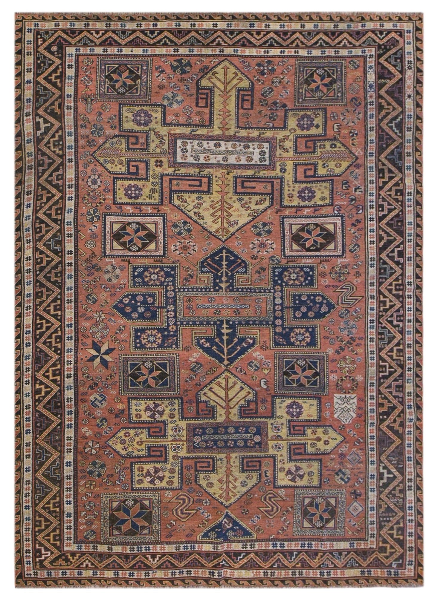 Vintage Turkish Soumak Kilim Rug 213 x 300 cm | 7 x 9.10 ft