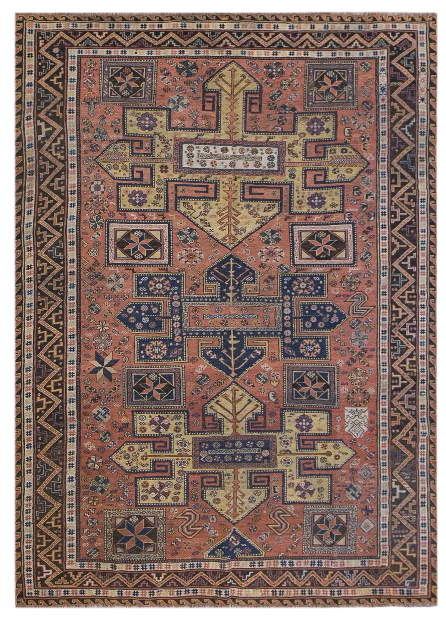 Vintage Turkish Soumak Kilim Rug 213 x 300 cm | 7 x 9.10 ft
