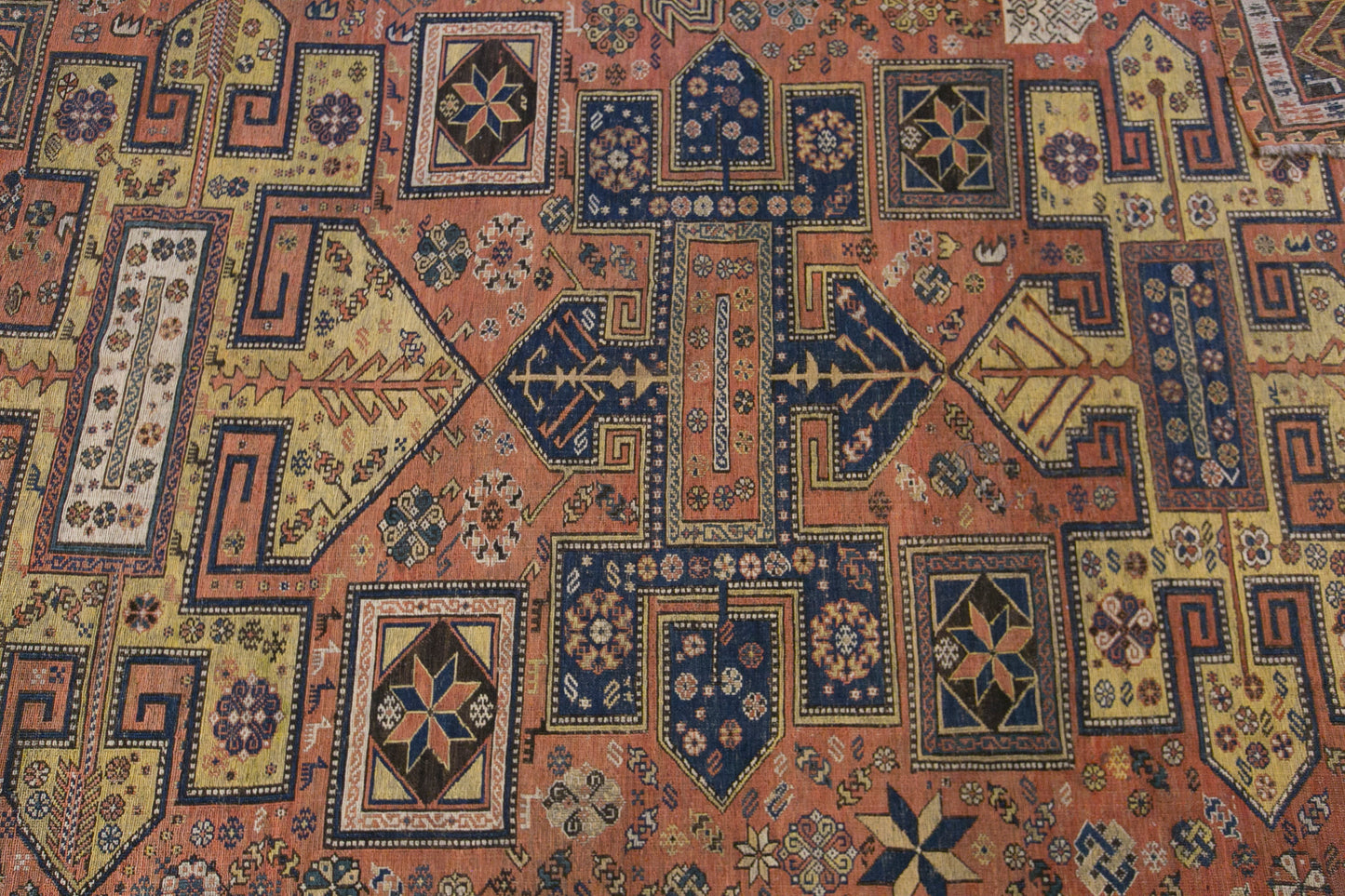 Vintage Turkish Soumak Kilim Rug 213 x 300 cm | 7 x 9.10 ft