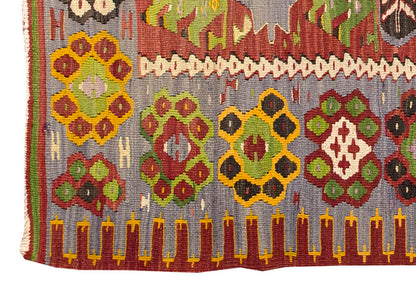 Vintage Turkish Tree of Life Rug, 3.1 x 5.6 ft, 94 x 170 cm