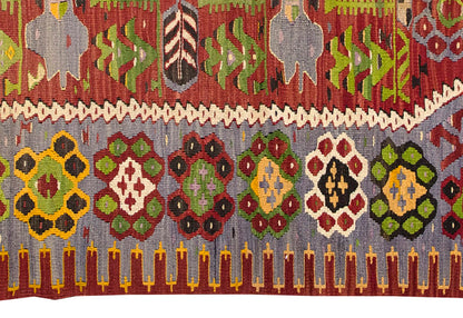 Vintage Turkish Tree of Life Rug, 3.1 x 5.6 ft, 94 x 170 cm