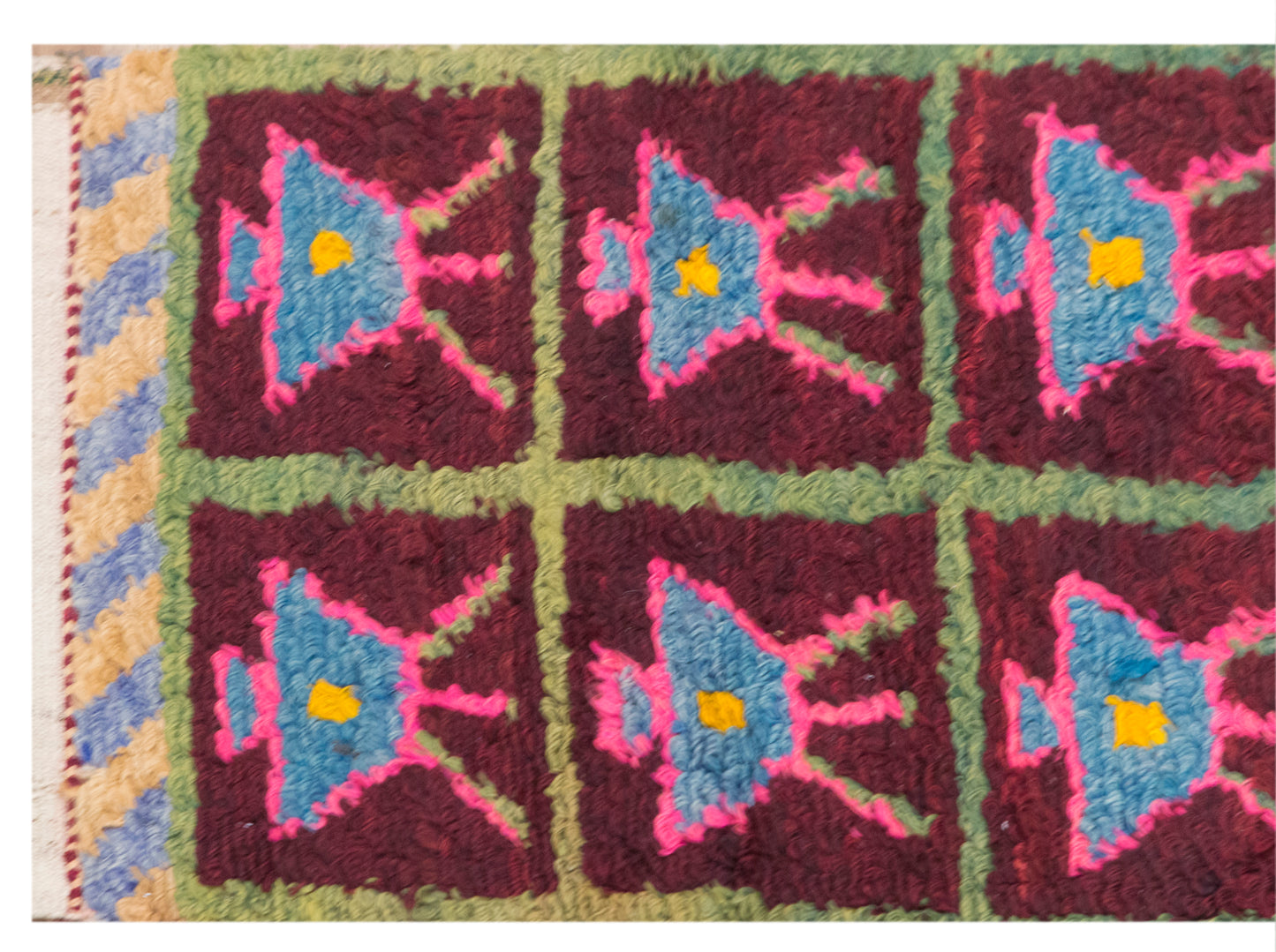 Vintage Turkish Tulu Rug,  (53x140 cm / 1.7x4.6 ft)