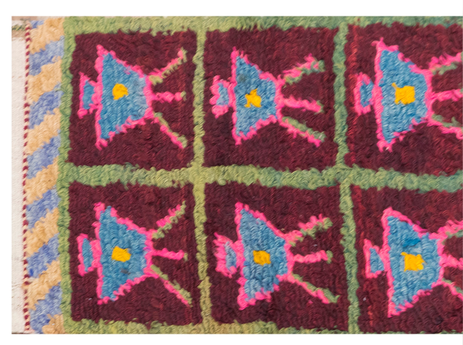Vintage Turkish Tulu Rug,  (53x140 cm / 1.7x4.6 ft)