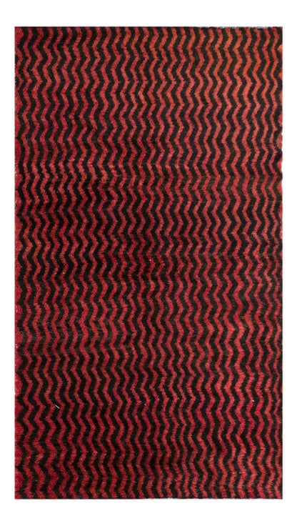 Vintage Turkish Tulu Rug, 160 x 285 cm (5.2 x 9.4 ft)