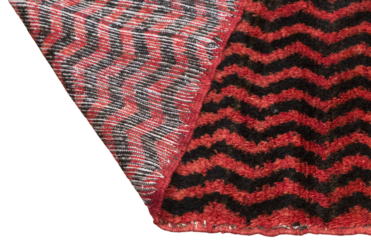 Vintage Turkish Tulu Rug, 160 x 285 cm (5.2 x 9.4 ft)