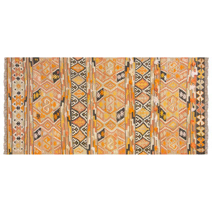 Vintage Turkish Wool Rug, 2.11 x 6.10 ft, 90 x 209 cm