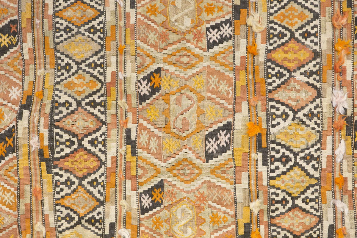 Vintage Turkish Wool Rug, 2.11 x 6.10 ft, 90 x 209 cm