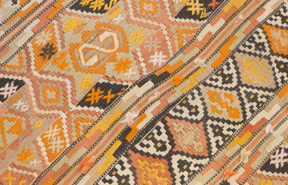 Vintage Turkish Wool Rug, 2.11 x 6.10 ft, 90 x 209 cm