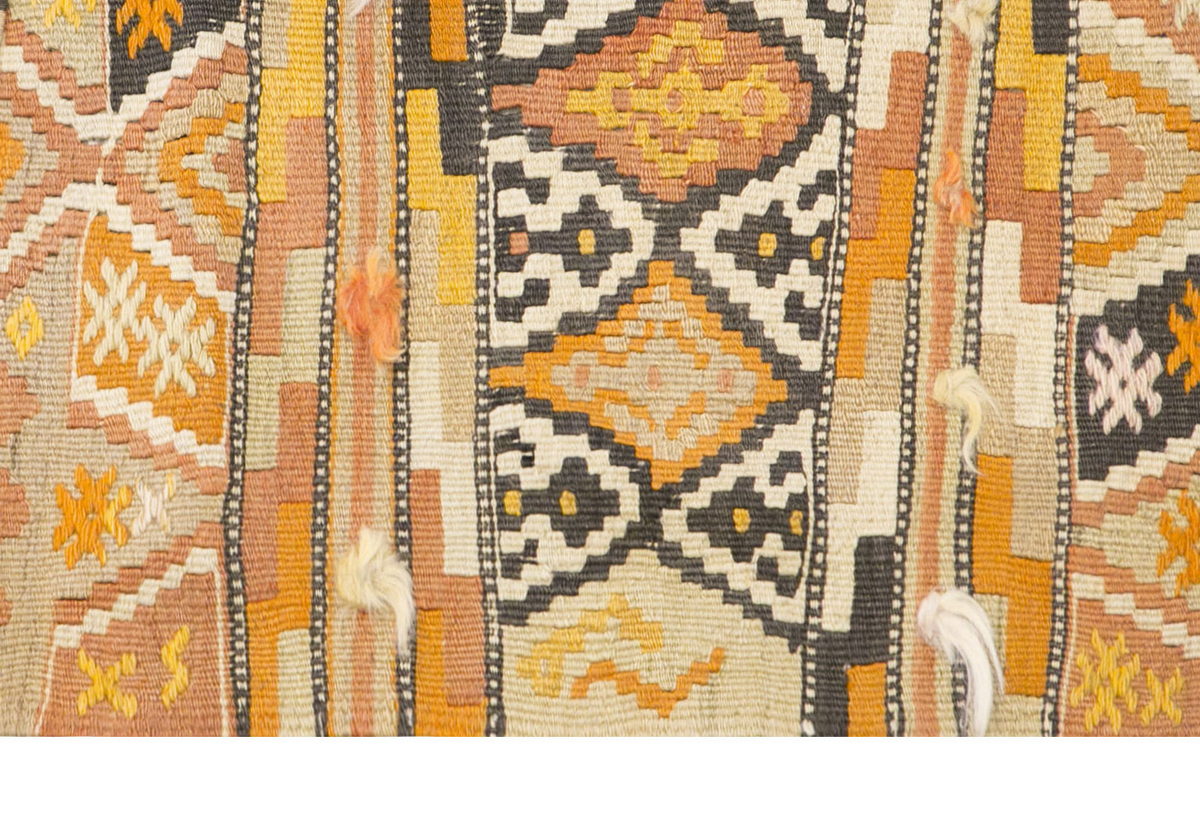Vintage Turkish Wool Rug, 2.11 x 6.10 ft, 90 x 209 cm