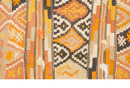 Vintage Turkish Wool Rug, 2.11 x 6.10 ft, 90 x 209 cm