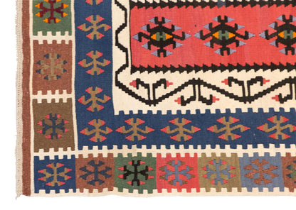 Vintage Uşak Kula Kilim, 110 x 176 cm, 3.6 x 5.8 ft