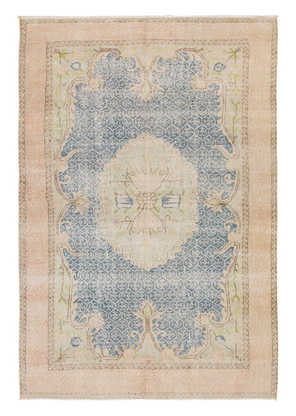 Vintage Wool on Wool Rug 5'6" x 9'0" | 168 x 275 cm
