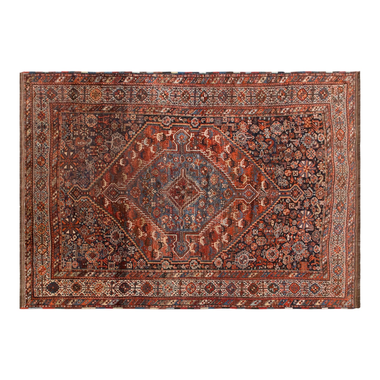 Vintage Wool Rug, 198 x 310 cm / 6.5 x 10 ft