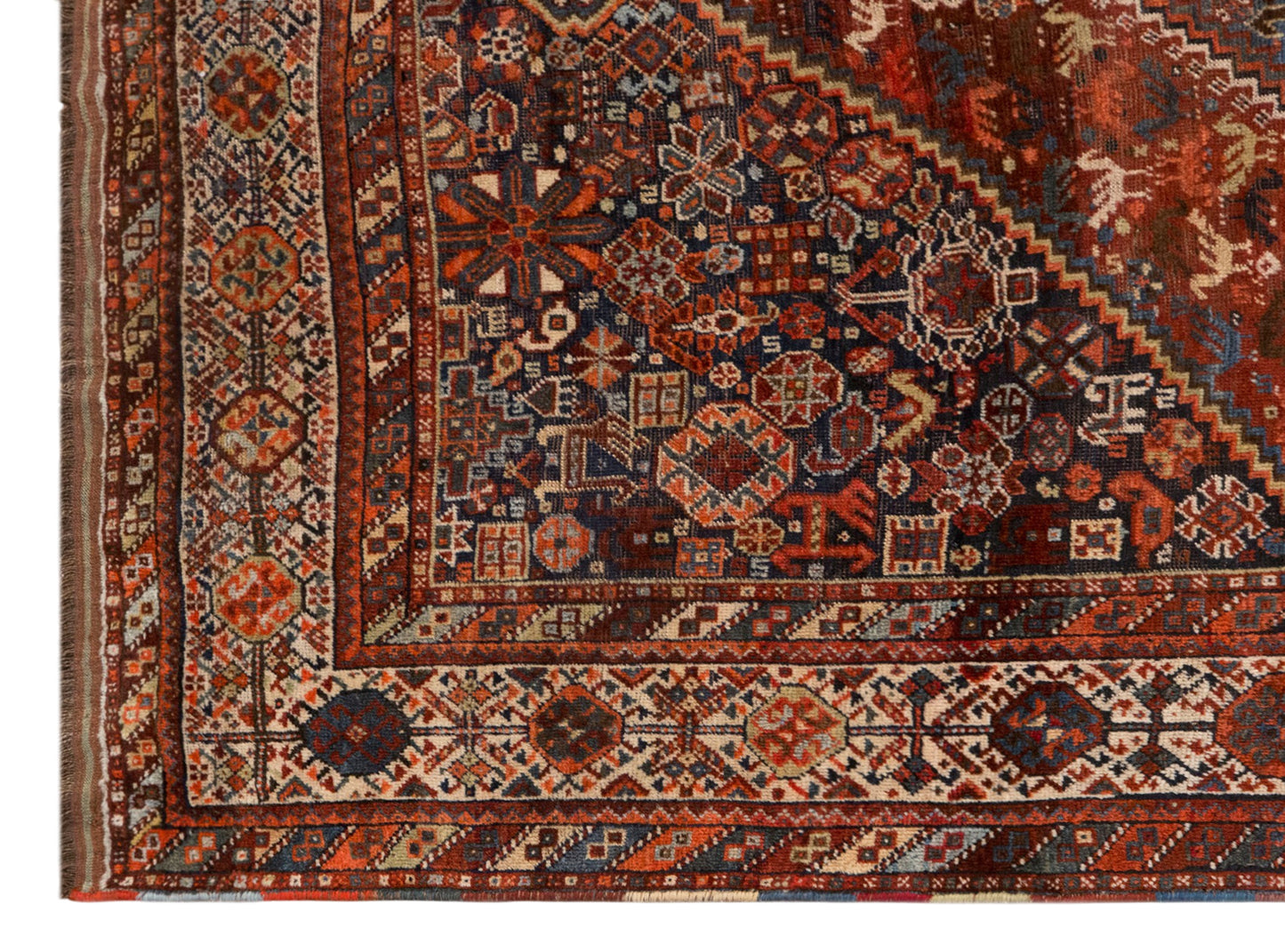 Vintage Wool Rug, 198 x 310 cm / 6.5 x 10 ft