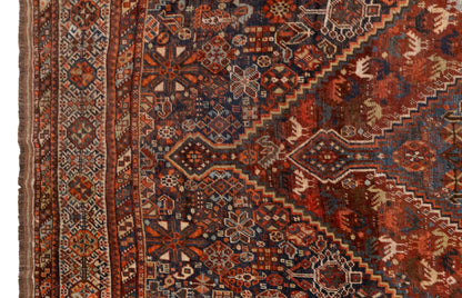 Vintage Wool Rug, 198 x 310 cm / 6.5 x 10 ft