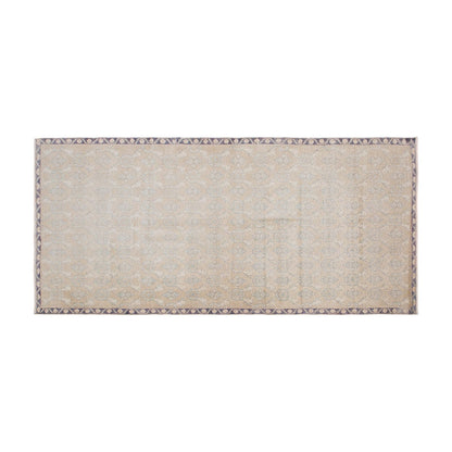Vintage Wool Rug 4'5"x10'0" | Handwoven Turkish Hallway Rug