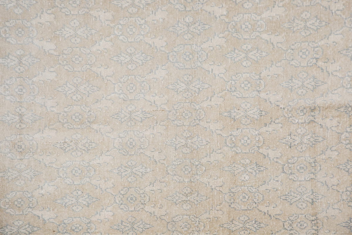 Vintage Wool Rug 4'5"x10'0" | Handwoven Turkish Hallway Rug
