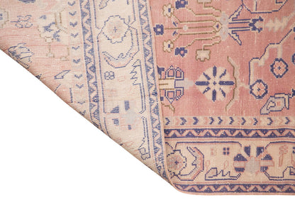 Vintage Wool Rug 5'2"x8'7" | Handwoven Turkish Carpet