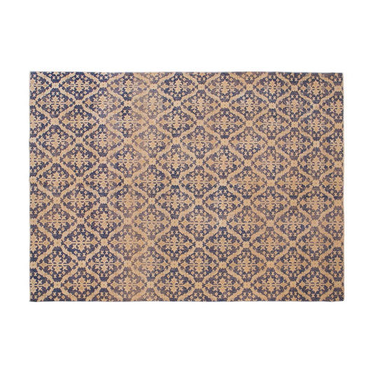 Vintage Wool Rug 6'9"x8'9" | Handwoven Turkish Carpet | 60 Year Old Bohemian Design