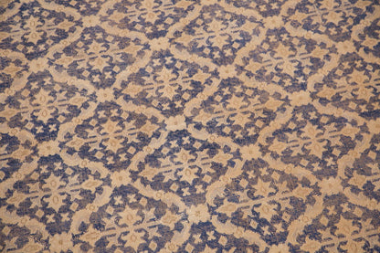 Vintage Wool Rug 6'9"x8'9" | Handwoven Turkish Carpet | 60 Year Old Bohemian Design